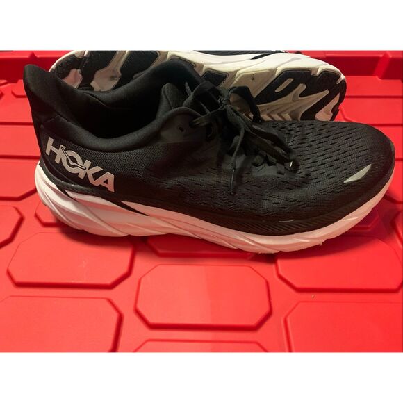 Men’s Hoka One One Clifton 8 Running Shoe Black Size 11D US - Picture 2 of 7
